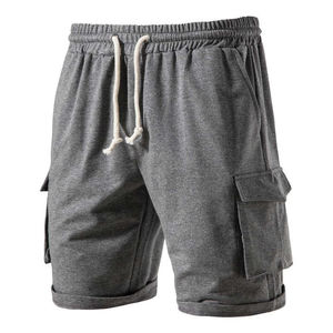 Short d'entraînement décontracté pour hommes Poche de sport personnalisée en polyester et coton mélangé sérigraphie Logo Poche de sport respirante et respirante - Product Image 5