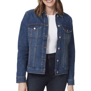 Nueva chaqueta vaquera de estilo callejero con diseño personalizado para mujer Chaqueta vaquera informal de estilo callejero a precio razonable al por mayor - Product Image 1