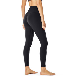 OEM breathable <b>leggings</b> for women custom printed stretch fabric logo design ideal for fitness promotions and branding - Product Image 5