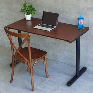 Ensemble bureau et chaise chic pour femme 120x60cm avec chaise bistrot (CB68195) - Product Image 2