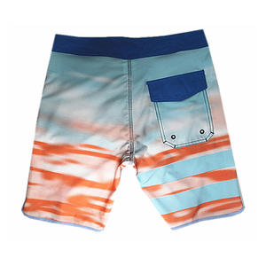 Pantalones cortos de tabla de pesca de playa XS/XS personalizables para hombre, bañadores tejidos de último diseño, logotipo sublimado oscuro, cintura media informal - Product Image 2