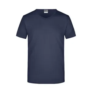 Camiseta Personalizada con Cuello en V y Corte Ajustado para Hombre, Camiseta Promocional Personalizable - Product Image 5
