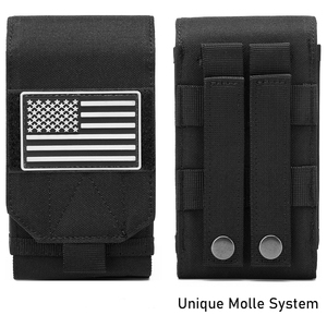 Funda táctica de nailon y poliéster Molle EDC para teléfono, funda universal transpirable para PC y teléfono móvil para uso en exteriores - Product Image 2
