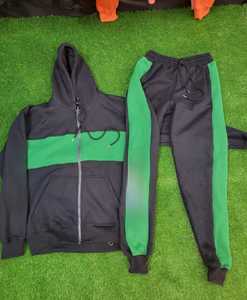 Chándal deportivo para hombre de alta calidad con logotipo personalizado, ropa de calle cortavientos, pantalones de chándal pesados con logotipo - Product Image 4