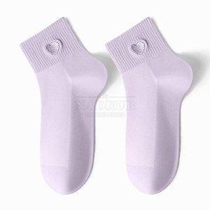 Soft Embroidery <b>Socks</b> With Detailed Embroidered Graphics Breathable Embroidery <b>Socks</b> With Durable Yarn - Product Image 2
