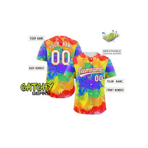 Customized Baseball Full Buttons Shirt Sleeveless Vest Baseball Team Jersey - Product Image 6