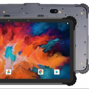 Tablette robuste avec scanner de codes-barres 10,1 pouces Android 8.1 IP65 étanche MTK N4680 Moteur de numérisation 1D/2D QR Scanner d'inventaire pour les entreprises - Product Image 1