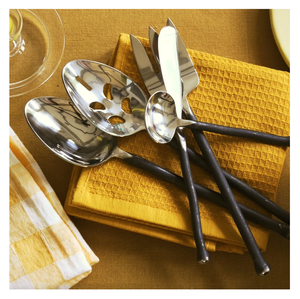 ชุดช้อนส้อมสแตนเลสขัดเงาคุณภาพสูงระดับพรีเมียม ดีไซน์ทันสมัย ยาวพิเศษ รุ่นโฮสเทส สีเงินเงา ผลิตด้วยมือ สำหรับทุกคน ปี 2025 - Product Image 2