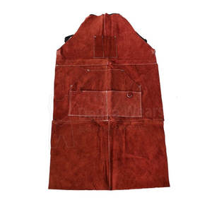 High Quality Unisex Quick Dry Breathable <b>Leather</b> Welding <b>Apron</b> Custom Design Fireproof Water Proof Comfortable Safety Clothing - Product Image 1
