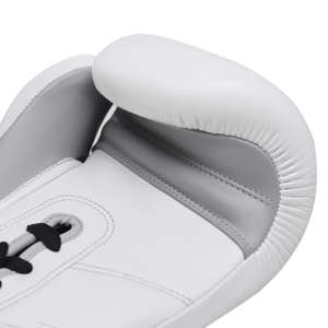 OEM Conception personnalisée Nouvelle Arrivée Doux Rembourré Super Lacé MMA Gants de formation en cuir Gants de boxe Prix raisonnable Nouveau Design - Product Image 2