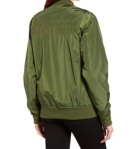 Fabrique blouson d'aviateur respirant pour femmes du service OEM coupe-vent confortable comme demande personnalisée veste supérieure élégante - Product Image 3
