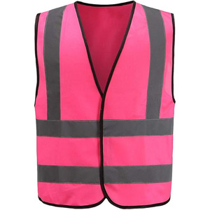 Chaqueta reflectante de seguridad de alta visibilidad Chaleco de seguridad de tela de poliéster 100% LOGO personalizado Naranja fluorescente - Product Image 3