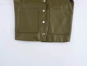 แจ็กเก็ตหนังสำหรับผู้ชายไซส์ใหญ่พิเศษมาใหม่กันลมมีซิปปิดระบายอากาศได้สำหรับนักแข่งรถมอเตอร์ไซต์ - Product Image 5