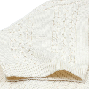 Polo pour homme en tricot torsadé neutre, tricot de coton de qualité supérieure, manches courtes, texture classique, coupe décontractée, vêtements élégants - Product Image 6