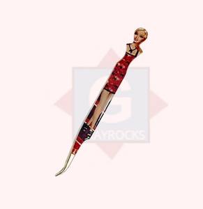 Pinzas de extensión de pestañas de alta precisión Pinzas de muñeca personalizadas de acero inoxidable Instrumentos de belleza - Product Image 2