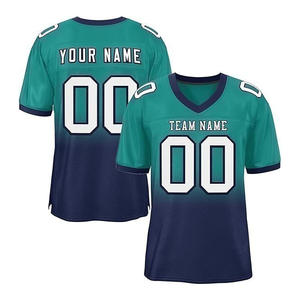 Camiseta de fútbol de MATERIAL PERSONALIZADO Camiseta de fútbol americano Venta al por mayor en línea Camiseta de fútbol americano - Product Image 5