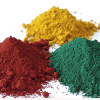 Poudre de couleur de béton de peinture antirouille jaune d'oxyde de fer standard national 313 poudre de couleur de brique de ciment jaune d'art