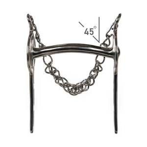 Mors de cheval durable avec joues fixes Quatrième bouche à cinq degrés - Product Image 1