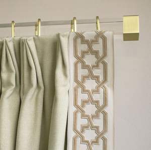 Support de rideau en acrylique cristal pour support de tringle à rideau de qualité supérieure avec matériau de haute clarté idéal pour les mises à niveau de la maison élégante - Product Image 4