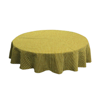Couverture de table de nappe de plongée ignifuge sans plis à tricoter extensible bleu