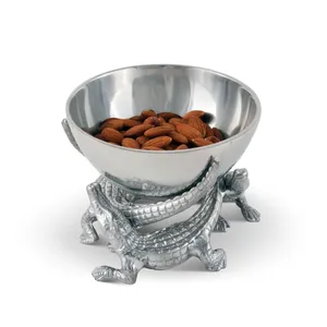 ชามตกแต่งลายทองแดงโบราณ ผิวสัมผัสลายวน ปลอดภัย ทนความร้อน ผลิตจากกระเบื้องเนื้อละเอียด เป็นมิตรกับสิ่งแวดล้อม ใช้งานได้จริง ดีไซน์หรูหรา ชุบเคลือบอย่างดี - Product Image 3