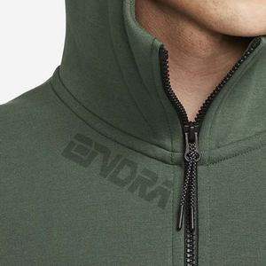 2025ชุดวอร์มผู้ชายแบบกำหนดเองมีซิปล้วนมีฮู้ดและกางเกงผ้าฝ้าย2ชิ้นชุดออกกำลังกายชุดเล่นยิมนาสติก - Product Image 5