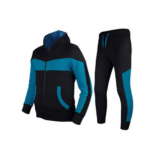 Survêtements pour hommes de haute qualité à col à capuche, prix de gros, survêtement confortable pour hommes, couleurs contrastées, streetwear décontracté pour 2026 - Product Image 1