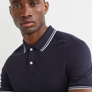 Haute qualité 100% coton hommes noir surdimensionné T-Shirt à manches courtes brodé impression personnalisée conception solide écologique tricoté - Product Image 2