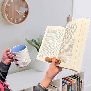 ที่ตั้งหนังสือไม้บีชตั้งโต๊ะสำหรับใส่หนังสือในสำนักงานเป็นมิตรกับนักเรียนที่ตั้งหนังสือ - Product Image 3