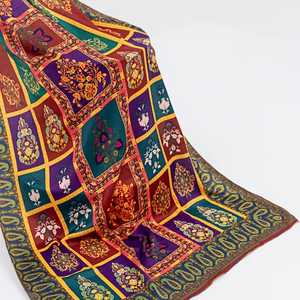 Cashmere Plain Traditional Banarasi Printed <b>Woolen</b> Shawl Punjabi Dupatta with Hand Work Long Ethnic <b>Scarf</b> for Women by AA IMPEX - Product Image 5