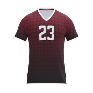 Alta calidad cosido secado rápido ropa deportiva de moda camisetas de voleibol tamaños personalizados Color sólido camisetas de voleibol para la venta - Product Image 1