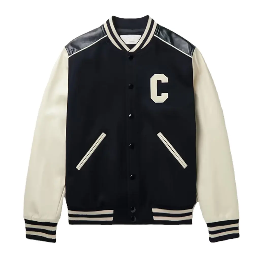 2023 Clothing Print Streetwear Coat Vintage Baseball Letterman Embroidery Varsity Jacket Coat Bomber Jacket For Women