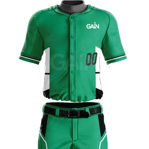 Uniformes de baseball pour hommes avec logo personnalisé imprimé, respirants, à séchage rapide, 100% polyester, avec un design unique - Product Image 4