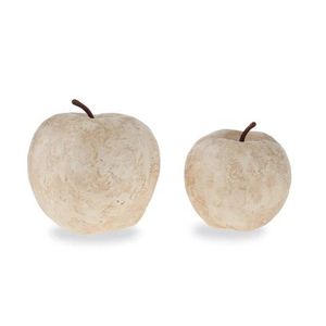 Ensemble de figurines pomme et poire en bois faites à la main sculptures de fruits naturels ornements en bois rustiques pièce décorative de ferme décor à la maison - Product Image 4