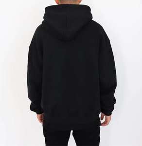 Sweats à capuche en polyester personnalisés 280 GSM Sweatshirts légers Prix d'usine Vente en gros Qualité supérieure Vêtements doux - Product Image 5