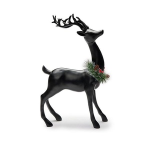 ประติมากรรมศิลปะโลหะ & ไม้ผสมผสานเอกลักษณ์การออกแบบที่ทันสมัยและเสน่ห์แบบชนบทชิ้นตกแต่งคริสต์มาสและบ้านที่สมบูรณ์แบบ - Product Image 5