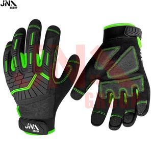 Guante de impacto mecánico TPR Guantes de impacto Guantes mecánicos de seguridad TPR de alto rendimiento Hombres - Product Image 1