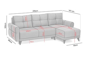 Juego de sofá modelo de madera extensible de estilo moderno de alta calidad con cama de almacenamiento Características Aplicación OEM de Turquía para salas de estar - Product Image 5