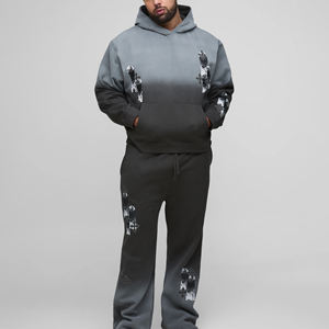 Ensemble de survêtements légers pour hommes Meilleur prix de gros Survêtement pour homme à séchage rapide de style Streetwear/Survêtement pour homme de conception OEM personnalisée - Product Image 2