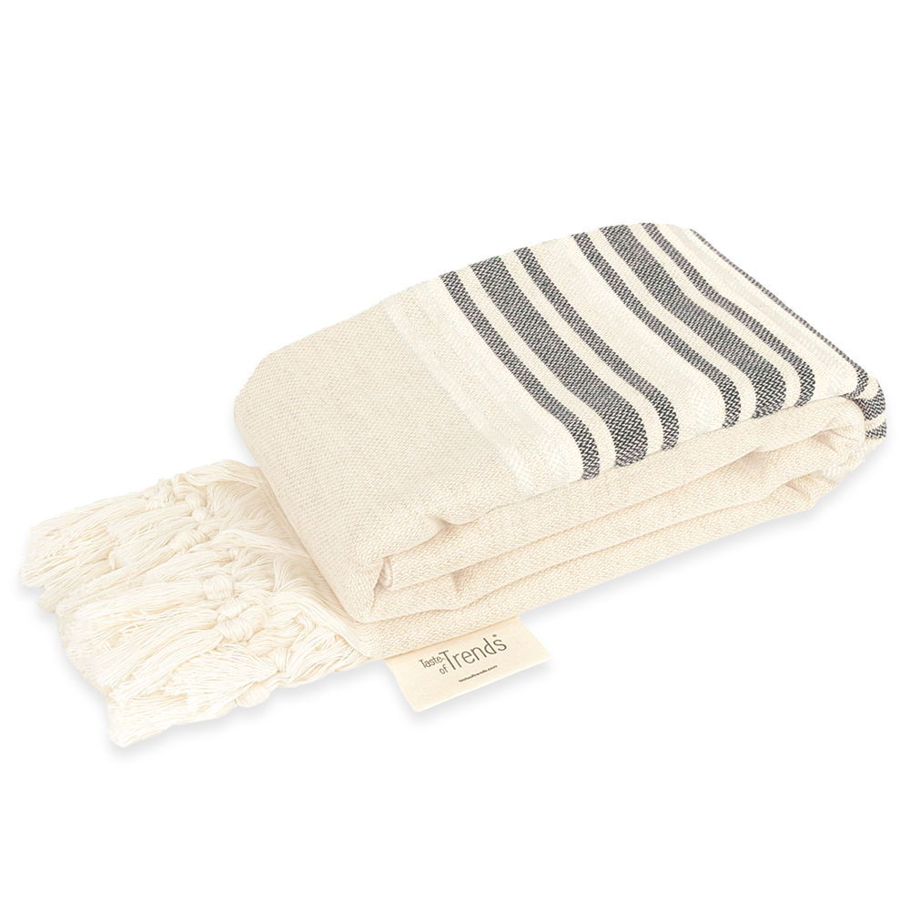 Black & Ecru Stripes