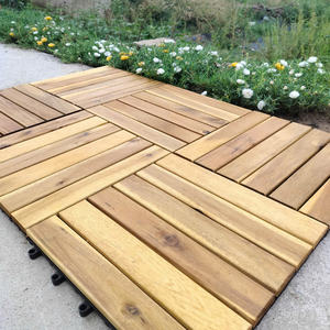 Loseta de Madera de Acacia Contemporánea MPS FLOO546, 300x300 mm, Doble Color, Tratamiento de Superficie Mate, Impermeable - Product Image 4