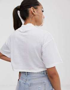 Camiseta blanca de alta calidad para mujer, talla de EE. UU., cuello alto corto, transpirable, logotipo gráfico personalizado, diseño de tortuga de lujo informal - Product Image 5