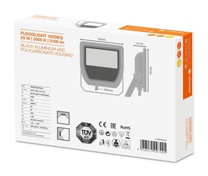 Proiettore LED da esterno, nero, 80W, 4000K, IP65 (Ledvance 001138) - Product Image 5