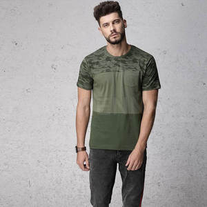 Camiseta de Hombre 100% Algodón, Personalizable al por Mayor (OEM/ODM), Lisa, de Alta Calidad, con Impresión de Logotipo Personalizado - Product Image 1