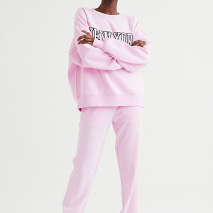 Compre Sudadera Extra Grande de Pana Gruesa con Bordado Liso para Mujer, Cuello Redondo, Informal, de 400 GSM, de Pakistán - Product Image 2