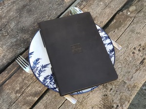 Folio de cuero Cubierta de menú de vino Carpeta de soporte Bar Libro Soporte personalizado Carpeta de restaurante Personalizada de - Product Image 2