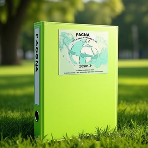 PAGNA A4 2-<b>Ring</b> <b>Binder</b> 20901-17 Lime Green File <b>Folder</b> Accessory - Product Image 3