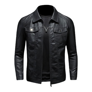 Veste en cuir pour homme fabriquée au Pakistan, résistante, personnalisable avec votre propre design - Product Image 1