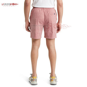 Men Acid Wash Biker Shorts 100% Cotton Casual Tapered Fit Quick Dry <b>Knee</b> Length - Product Image 2