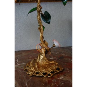 เชิงเทียนโลหะทรงสูง5แขนสำหรับตกแต่งบ้านและระเบียงเชิงเทียนสีทอง - Product Image 6